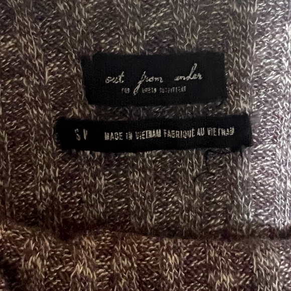 Urban Outfitters Off-Shoulder Sweater Gray Super Soft Double Layer Size Small - Picture 5 of 10